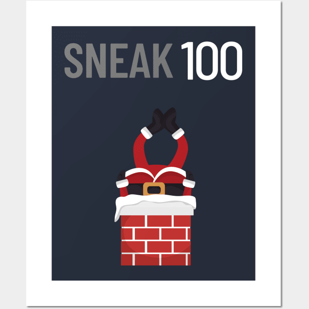 Sneak 100 Santa Claus Wall Art by LegitHooligan